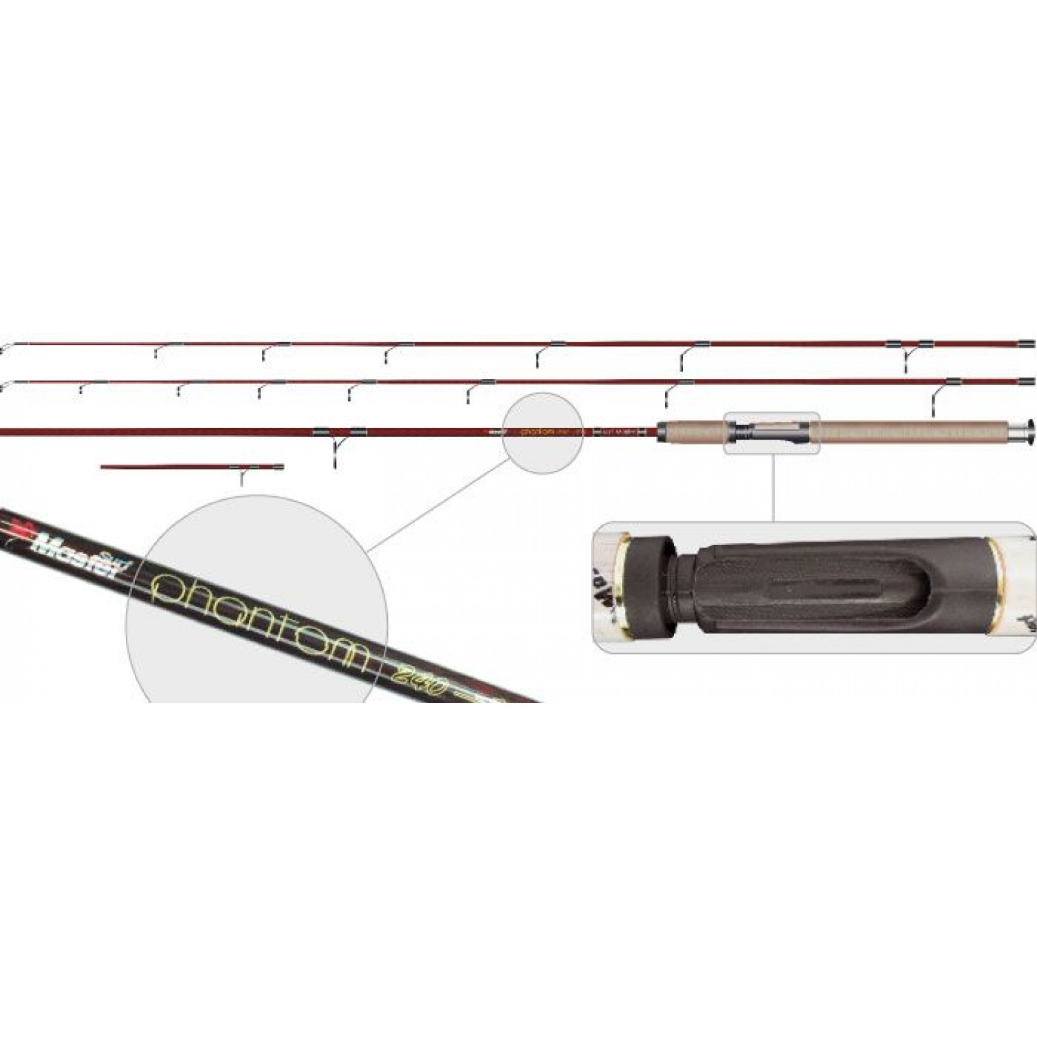 Покупка Спиннинг SURF MASTER Phantom 2,4-2,7м. 3-15/10-30 гр. в Минске Беларуси